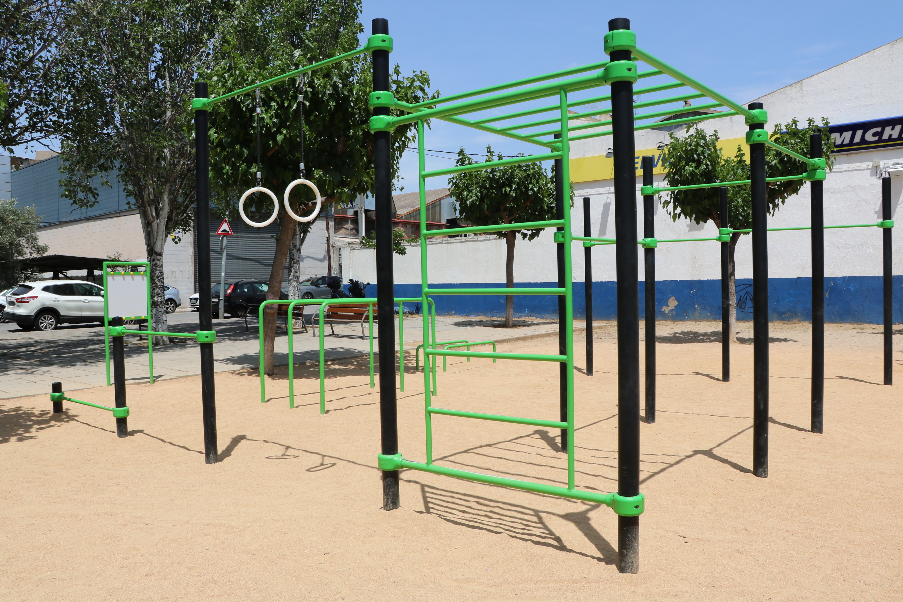 Imatge pels mitjans: Ampliació del parc de cal·listènia per a infants