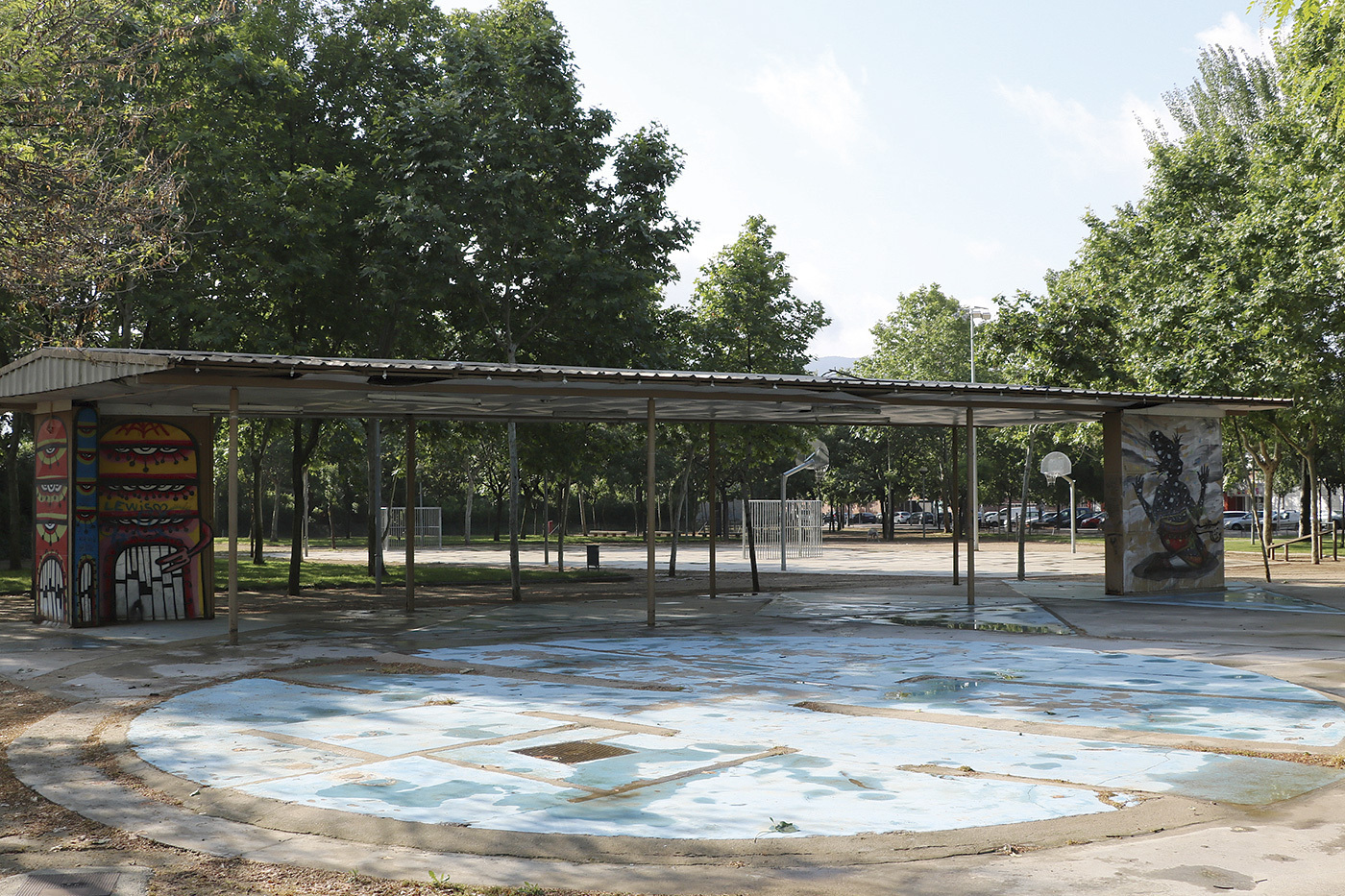 Imatge pels mitjans: Escenari cobert i fix al Parc Popular